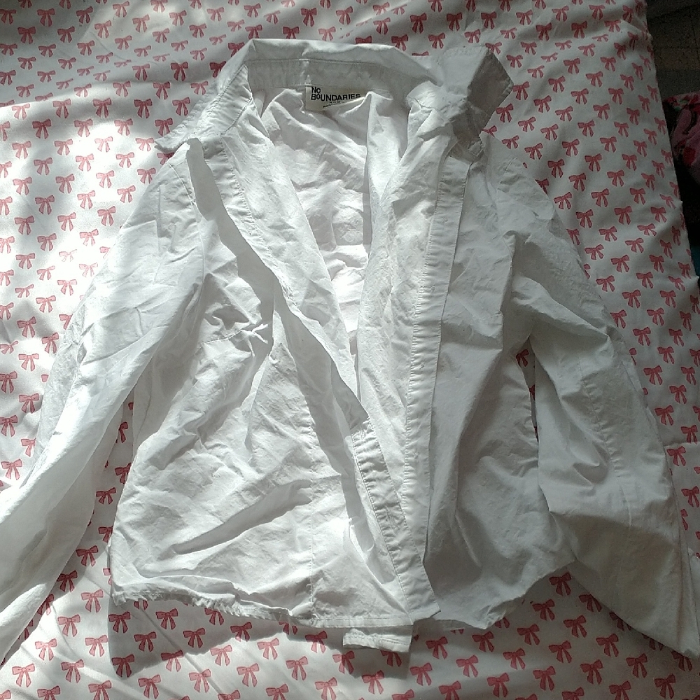 No Boundaries White Blazer Jacket